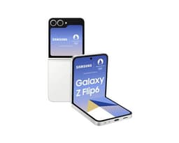 Smartphone Samsung Galaxy Z Flip6 blanc 6.7 RAM 12 Go stockage 512 Go