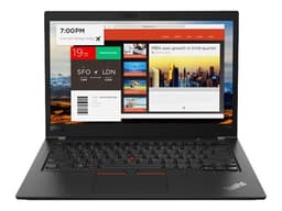 Lenovo ThinkPad T480s 20L7 - Intel Core i5 - 8250U / jusqu'à 3.4 GHz - Win 10 Pro 64 bits - UHD Graphics 620 - 8 Go RAM - 256 Go SSD TCG Opal Encryption 2, NVMe - 14" IPS ThinkPad Privacy Guard 1920 x 1080 (Full HD) - Gigabit Ethernet - Wi-Fi 5 - noir -