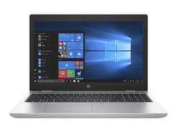 HP Portable 650 G5 Notebook - Intel Core i5 8365U / 1.6 GHz - vPro - Win 10 Pro 64 bits - UHD Graphics 620 - 8 Go RAM - 256 Go SSD - graveur de DVD - 15.6" 1920 x 1080 (Full HD) - Wi-Fi 6 - argent naturel - clavier : Anglais Intl