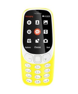 Téléphone mobile Nokia 3310 Jaune