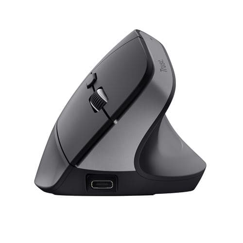 Souris ergonomique sans fil multi-appareils Trust Bayo+ Bluetooth Noir