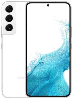 Samsung Galaxy S22+ - 5G smartphone - double SIM - RAM 8 Go / Mémoire interne 128 Go - écran OEL - 6.6" - 2340 x 1080 pixels (120 Hz) - 3 x caméras arrière 50 MP, 12 MP, 10 MP - front camera 10 MP - blanc fantôme