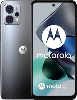 Motorola Moto G23 - 4G smartphone - double SIM - RAM 8 Go / Mémoire interne 128 Go - microSD slot - Écran LCD - 6.5" - 1600 x 720 pixels (90 Hz) - 3 x caméras arrière 50 MP, 5 MP, 2 MP - front camera 16 MP - charbon mat