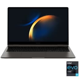 Samsung Galaxy Book3 360 - Conception inclinable - Intel Core i5 - 1340P / 1.9 GHz - Evo - Win 11 Home - Carte graphique Intel Iris Xe - 16 Go RAM - 512 Go SSD NVMe - 15.6" AMOLED écran tactile 1920 x 1080 (Full HD) @ 120 Hz - 802.11a/b/g/n/ac/ax (Wi-Fi