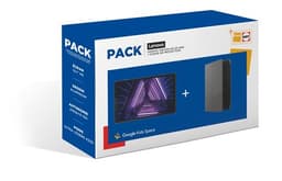 Pack Tablette tactile Lenovo Tab M10 10.1" 32 Go Gris 2ème génération + Coque de protection Gris