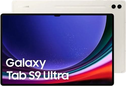 Samsung Galaxy Tab S9 Ultra - Tablette - Android - 512 Go - 14.6" AMOLED dynamique 2X (2960 x 1848) - Logement microSD - beige