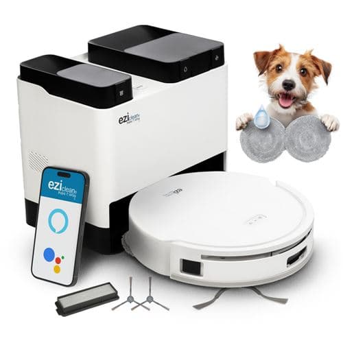 Aspirateur Robot EziClean All-in-One Z12 Ultra Blanc