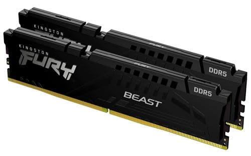 Barrette mémoire RAM Kingston FURY Beast 32 Go (Kit de 2 x 16 Go) DDR5 6000 MHz CL36