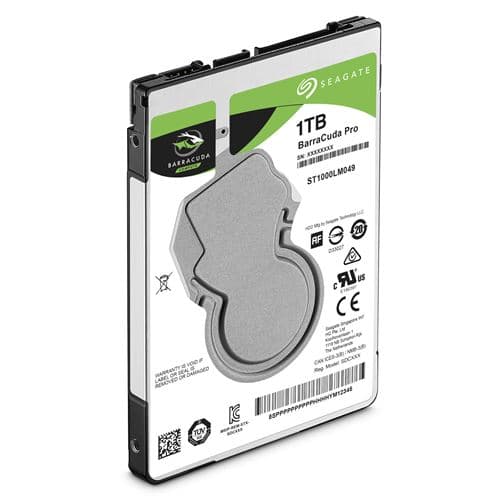 Seagate Barracuda Pro ST1000LM049 - Disque dur - 1 To - interne - SATA 6Gb/s - 7200 tours/min - mémoire tampon : 128 Mo