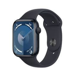 Apple Watch Series 9 GPS Boîtier en Aluminium Minuit de 45 mm avec Bracelet Sport Minuit M/L