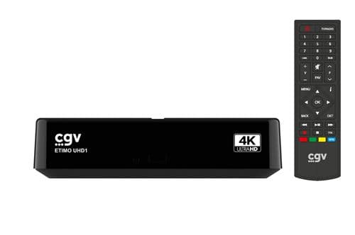 Récepteur TNT UHD Cgv Etimo UHD1 Noir