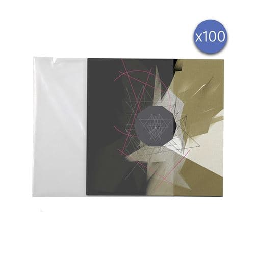 Accessoire platine vinyle Enova Hifi Lot de 100 pochettes pour disques vinyle 33 tours PEV 100 33T