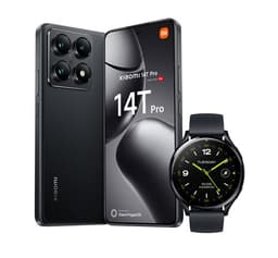 Pack Smartphone Xiaomi 14T Pro 6,67" 5G Double nano SIM 512 Go Noir Titane + Mi Watch 2 Noir