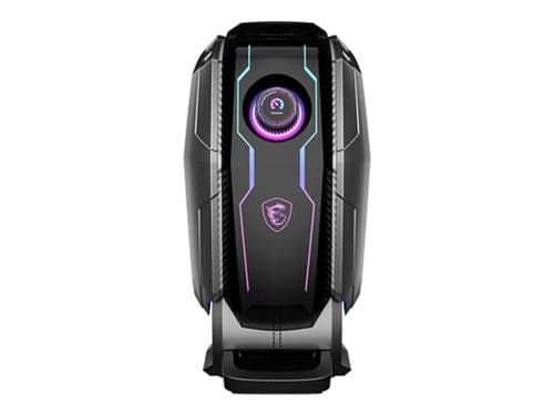 MSI MEG Aegis Ti5 12VTE 002EU - Tour jeux - Core i9 12900K / jusqu'à 5.2 GHz - RAM 128 Go - SSD 2 To - NVMe, HDD 3 To - GF RTX 3080 - Gigabit Ethernet, 2.5 Gigabit Ethernet, IEEE 802.11ax (Wi-Fi 6E), Bluetooth 5.2 - Win 11 Pro - moniteur : aucun - noir