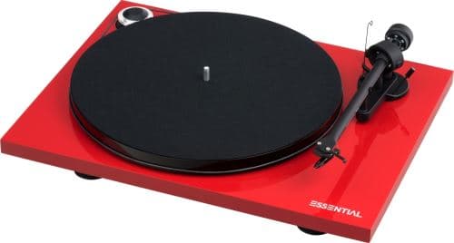 Platine vinyle Pro-Ject Essential 3 OM10 Audiophile Rouge