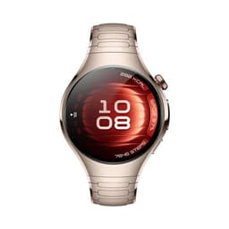 Montre connectée Huawei Watch 5 42 mm Bluetooth Doré avec bracelet en cuir Doré