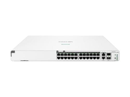 HPE Networking Instant On 1960 24G 20p Class4 4p Class6 PoE 2XGT 2SFP+ 370W Switch - Commutateur - L3 Lite - Géré - 24 x 10/100/1000 + 2 x 10 Gigabit SFP+ + 2 x 100/1000/10GBase-T - Montable sur rack - PoE (370 W) - BTO