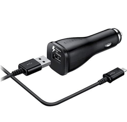 Chargeur Voiture Samsung Rapide 2 A Micro-USB Noir