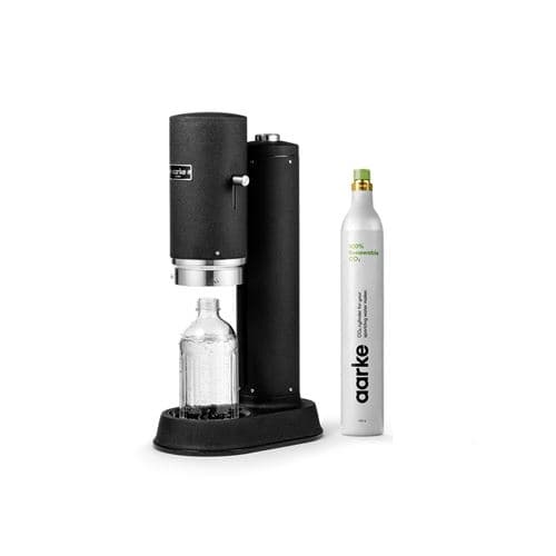 Machine à soda et eau gazeuse Aarke Pack Carbonator Pro Noir mat + CO2