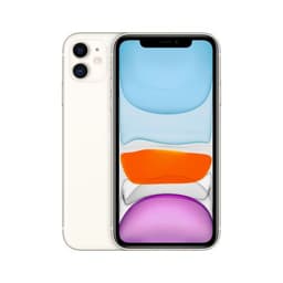 Apple iPhone 11 - 4G smartphone - double SIM / Mémoire interne 256 Go - Écran LCD - 6.1" - 1792 x 828 pixels - 2x caméras arrière 12 MP, 12 MP - front camera 12 MP - blanc