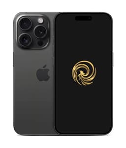 Apple iPhone 15 Pro 6,1" 5G Double SIM 128 Go Noir Reconditionné Grade A Reborn