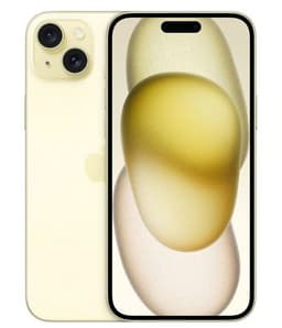 Apple iPhone 15 Plus 6,7" 256 Go jaune Reconditionné avec batterie neuve