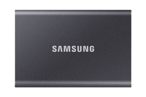 Disque SSD Externe Samsung Portable T7 MU-PC2T0T/WW 2 To USB 3.2 Gris titane