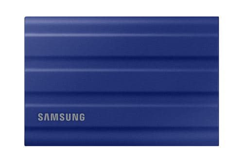 Disque SSD Externe Samsung Portable T7 Shield MU-PE2T0R/EU USB Type C 2 To Bleu