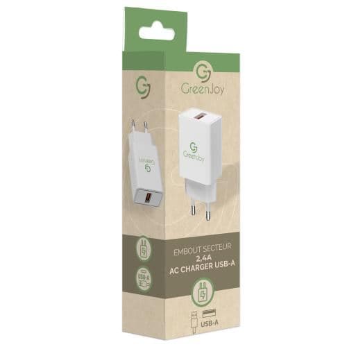 Chargeur Embout secteur Greenjoy 12 W Blanc