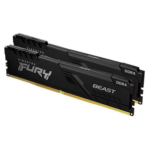 Barrette mémoire RAM Kingston FURY Beast 64 Go (Kit de 2 x 32 Go) DDR4 3200 MHz CL16