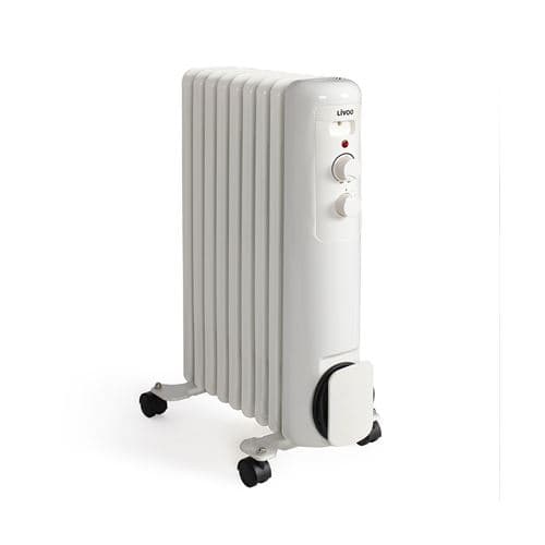 Radiateur bain huile Livoo DOM502W 2000 W Blanc