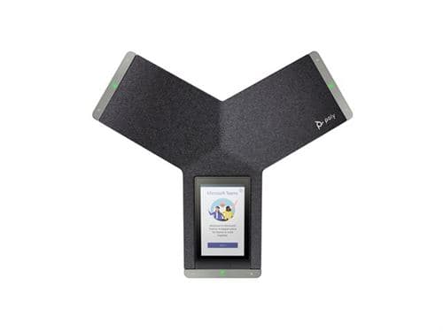 HP Poly Trio C60 - Téléphone VoIP de conférence - avec Interface Bluetooth - IEEE 802.11a/b/g/n/ac (Wi-Fi) / Bluetooth 5.0 - à 5 voies capacité d'appel - SIP, SRTP, SDP - 3 lignes