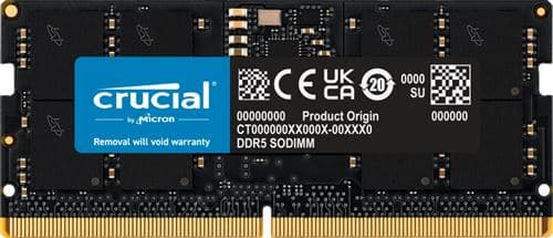Module de mémoire Crucial CT16G56C46S5 16 Go 1 x 16 Go DDR5 5600 MHz ECC