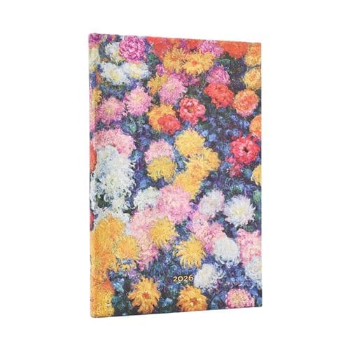 Agenda civil maxi horizontal Paperblanks 2026 Les chrysanthèmes de Monet