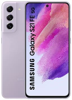 Samsung Galaxy S21 FE 5G - 5G smartphone - double SIM - RAM 6 Go / Mémoire interne 128 Go - écran OEL - 6.4" - 2340 x 1080 pixels (120 Hz) - 3 x caméras arrière 12 MP, 12 MP, 8 MP - front camera 32 MP - mauve