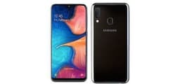 Samsung Galaxy A20e - 4G smartphone - double SIM - RAM 3 Go / Mémoire interne 32 Go - microSD slot - Écran LCD - 5.8" - 1560 x 720 pixels - 2x caméras arrière 13 MP, 5 MP - front camera 8 MP - noir