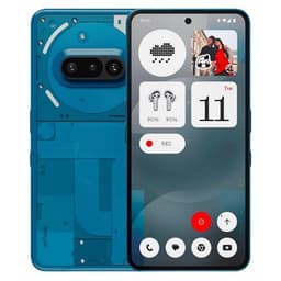 Nothing Phone (3a) - 5G smartphone - double SIM - RAM 12 Go / Mémoire interne 256 Go - écran OEL - 6.77" - 2392 x 1080 pixels (120 Hz) - 3 x caméras arrière 50 MP, 50 MP, 8 MP - front camera 32 MP - bleu