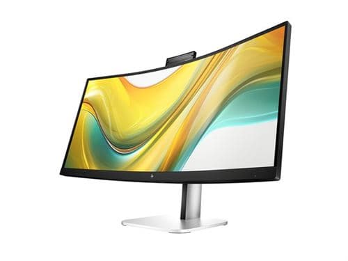 HP 534pm - Series 5 Pro - écran LED - incurvé - 34" - 3440 x 1440 WQHD @ 100 Hz - VA - 400 cd/m² - 4000:1 - 5 ms - HDMI, DisplayPort, USB-C - noir de jais, argent naturel (support) - Smart Buy