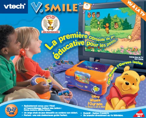 VTech Console éducative V.Smile + jeu Winnie l'Ourson