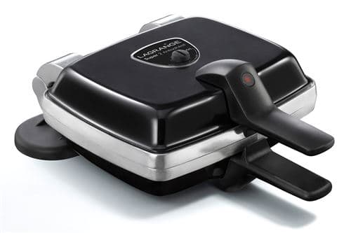 Set 3 jeux de plaques Gaufres avec Gaufrettes et Croque-monsieur Lagrange 039622 1000 W Noir