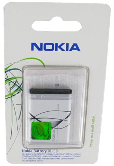 Batterie d'origine sous blister BL5B / BL-5B Lithium-Ion 760 mAh