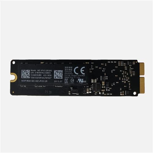 Disque SSD 512Go - compatible avec Macbook Air A1465/A1466 (2013 - 2017) et compatible avec Macbook Pro A1502/A1398 (2015-2017)