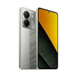 Xiaomi POCO M7 Pro - 5G smartphone - double SIM - RAM 8 Go / Mémoire interne 256 Go - microSD slot - écran OEL - 6.67" - 2400 x 1080 pixels (120 Hz) - 2x caméras arrière 50 MP, 2 MP - front camera 20 MP - argent