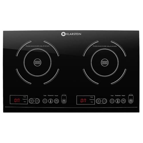 Table de cuisson - Klarstein VariCook XL - Plan de cuisson - 3100W - Affichage LED - Noir -