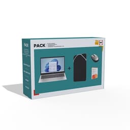 Pack PC portable HP 14-EP0055 14" Full HD Intel® Core™ i3 8 Go RAM 512 Go SSD Argent naturel + Souris HP sans fil + Housse HP 14" + Microsoft 365 personnel 1 an