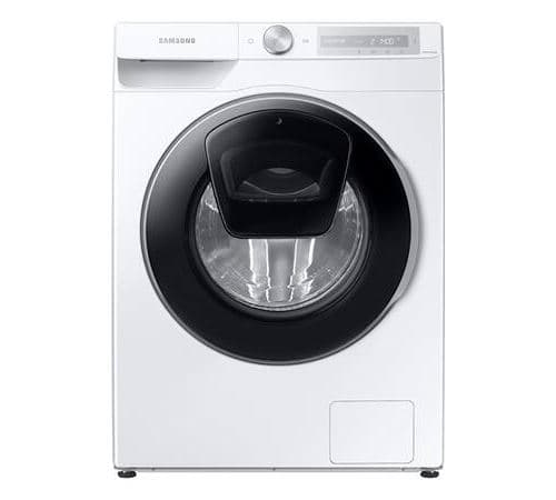 Samsung WW90T654DLH - Machine à laver - WiFi - largeur : 60 cm - profondeur : 63.5 cm - hauteur : 85 cm - chargement frontal - 9 kg - 1400 tours/min - blanc avec porte noire/argentée