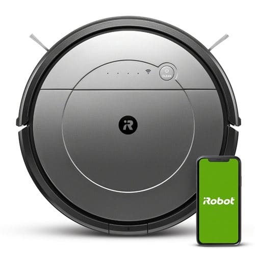 Aspirateur robot Irobot Roomba Combo R1138 Gris et Noir