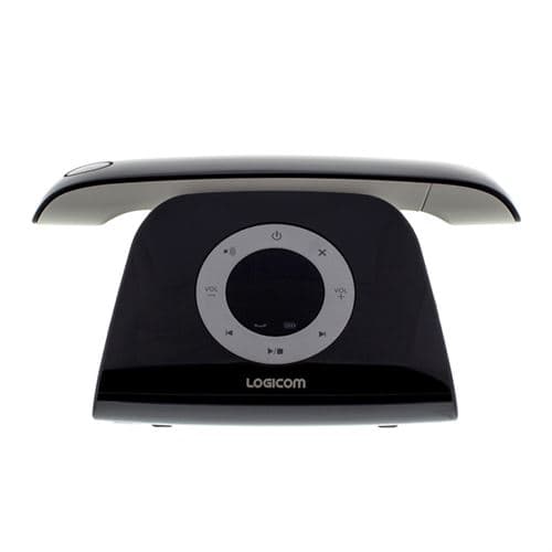 Téléphone fixe sans fil Retro 2 DECT Noir