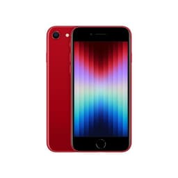 Apple iPhone SE (3rd generation) - (PRODUCT) RED - 5G smartphone - double SIM / Mémoire interne 128 Go - Écran LCD - 4.7" - 1334 x 750 pixels - rear camera 12 MP - front camera 7 MP - rouge