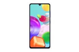 Samsung Galaxy A41 - 4G smartphone - double SIM - RAM 4 Go / Mémoire interne 64 Go - microSD slot - écran OEL - 6.1" - 2400 x 1080 pixels - 3 x caméras arrière 48 MP, 8 MP, 5 MP - front camera 25 MP - bleu prismatique